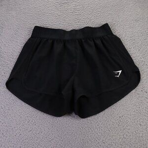 Gymshark Training Loose Fit Shorts Womens Small Black Lightweight Active Gym